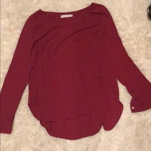 LOFT purpley pink blouse
